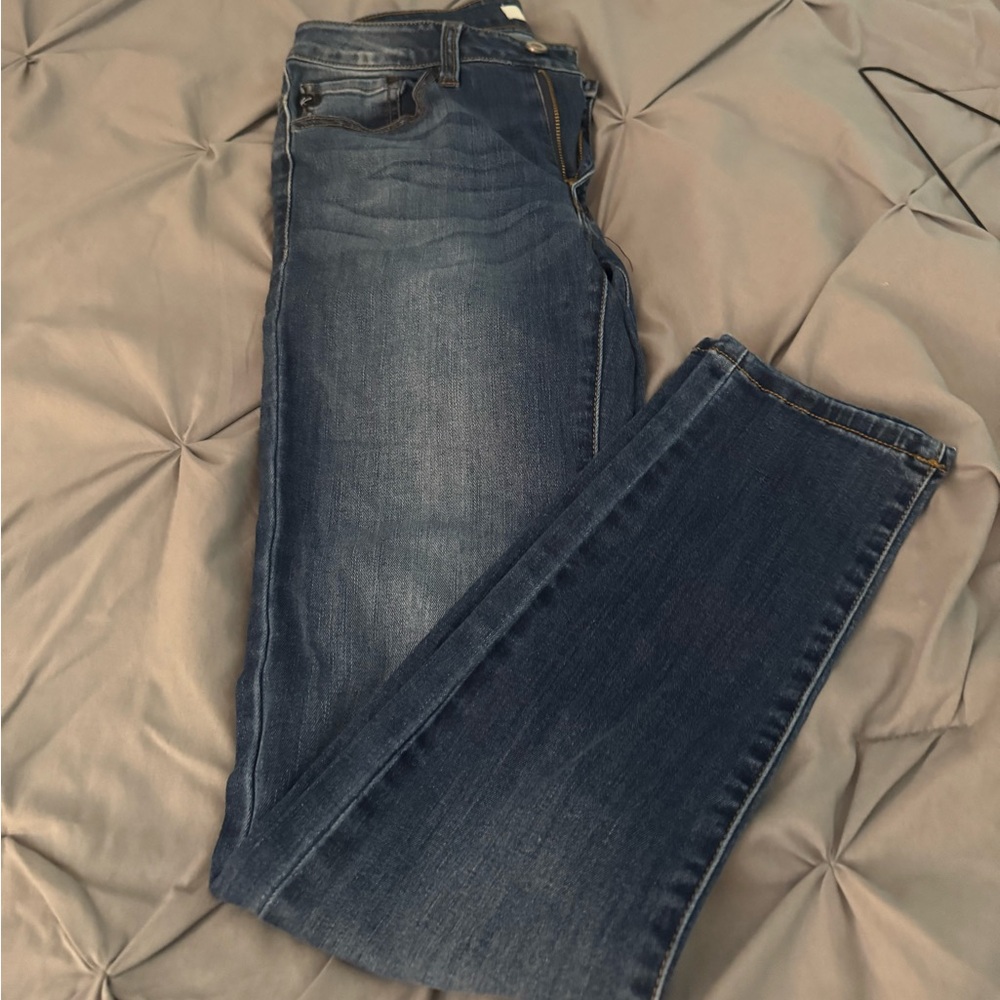 KanCan Light Blue Denim with White Label